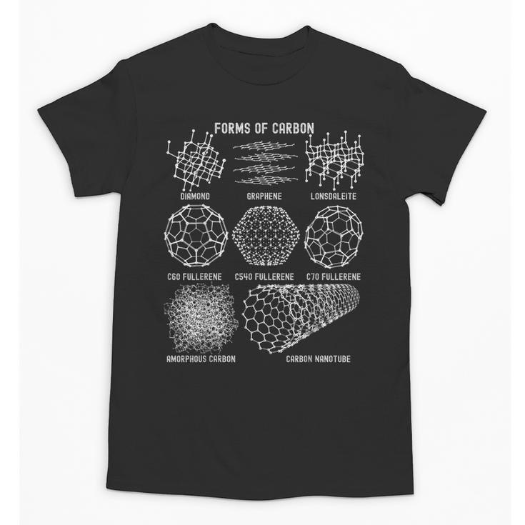 Sheldon Nerdy Forms Carbon Nanotubes Chemistry Teacher Geek Unisex T-Shirt