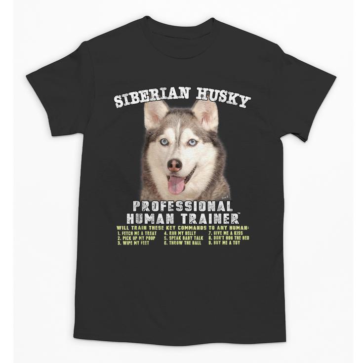 Siberian Husky Professional Human Trainer Unisex T-Shirt