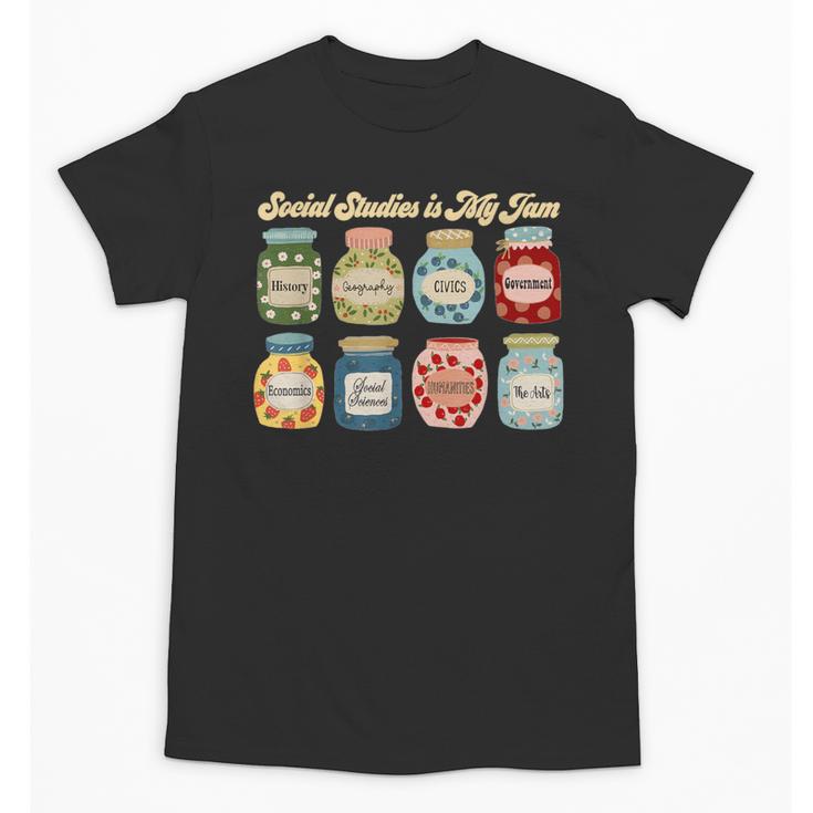 Social Studies Is My Jam History Teacher Back To School Unisex T-Shirt