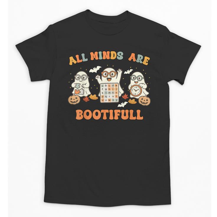 Special Education All Minds SPED Teacher Ghost Halloween Unisex T-Shirt