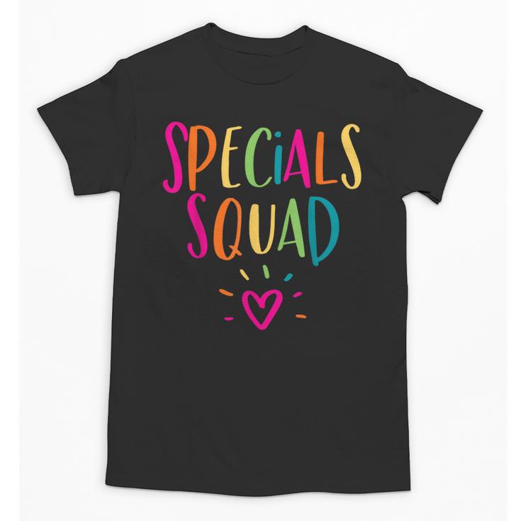Specials Squad Art Music PE Tech Gym Teacher Team Unisex T-Shirt