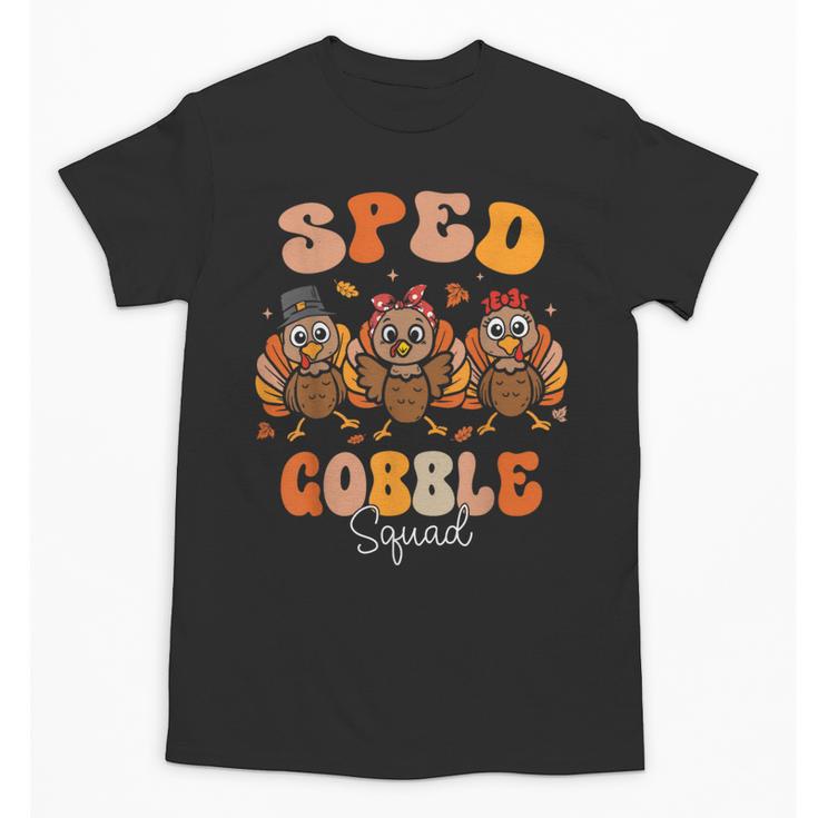 Sped Teacher Gobble Squad Thanksgiving Special Education Unisex T-Shirt
