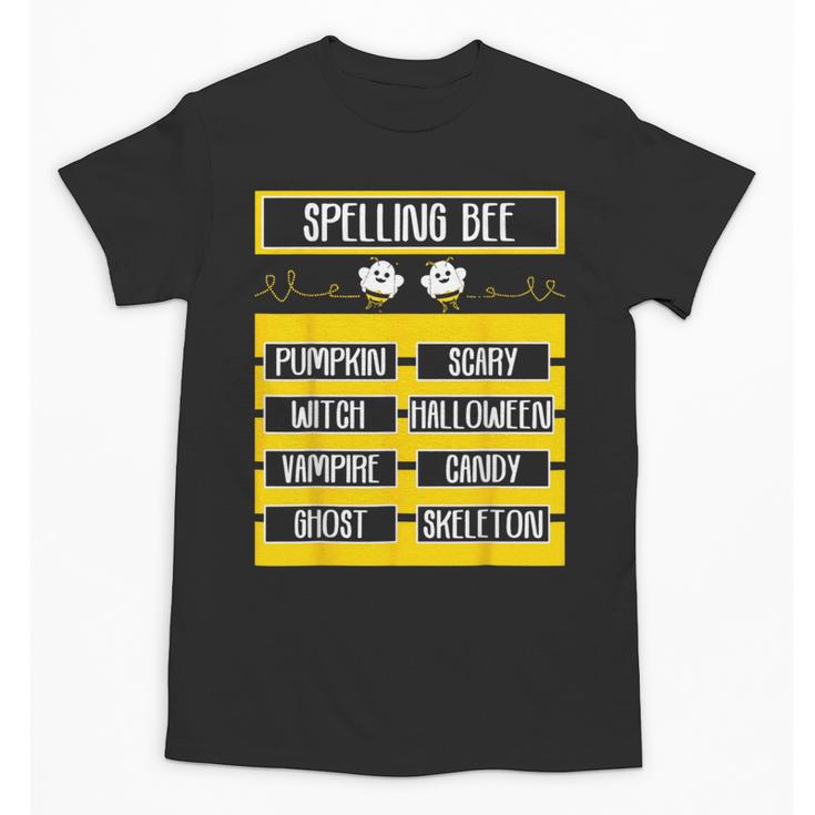 Spelling Bee Halloween Teachers Bee Spelling Competition Unisex T-Shirt