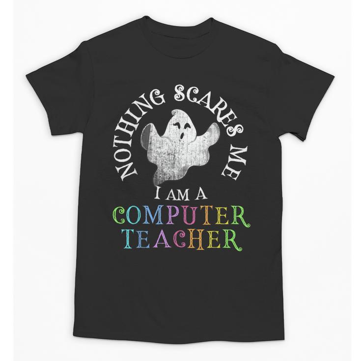 This Is My Spooky COMPUTER TEACHER Costume Don't Scare Me Unisex T-Shirt