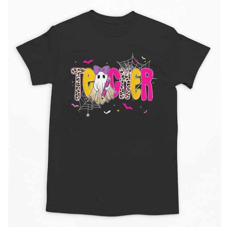 Spooky Halloween Teacher Para Counselor SPED Preppy Boo Kids Unisex T-Shirt