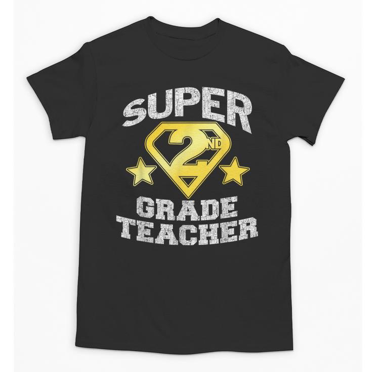 Super 2nd Grade Teacher Hero Unisex T-Shirt