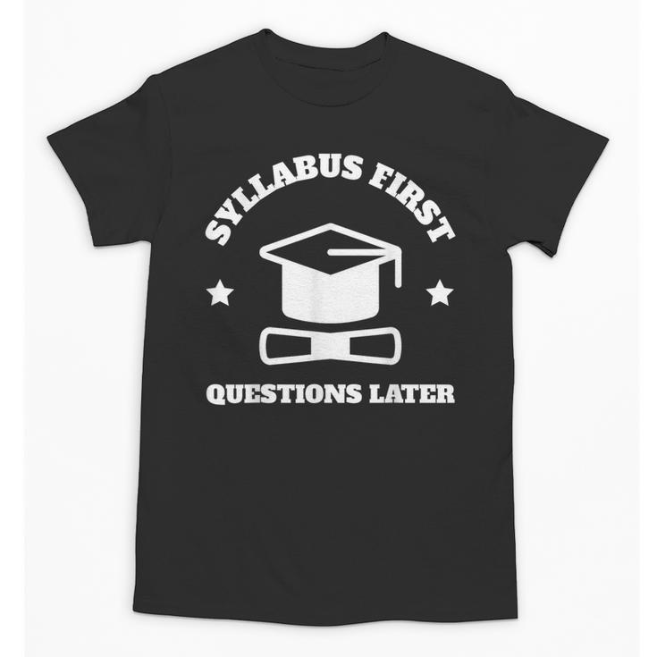 SYLLABUS PROFESSOR TEACHER Unisex T-Shirt