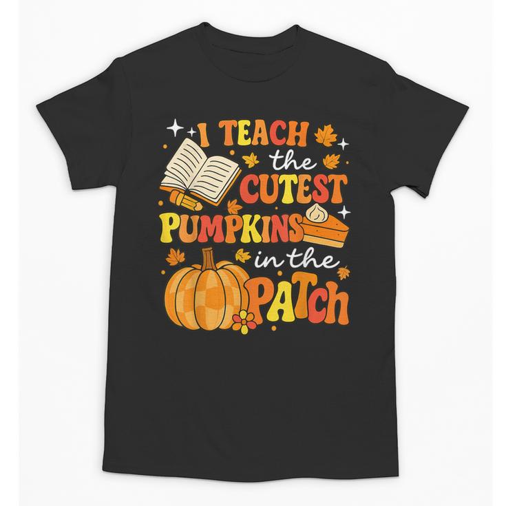 I Teach The Coolest Pumpkins In The Patch Teacher Halloween Unisex T-Shirt