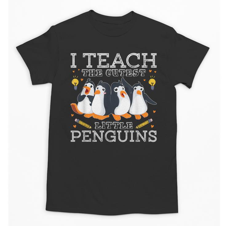 I Teach The Cutest Little Penguins Cute School Teacher Tee Unisex T-Shirt
