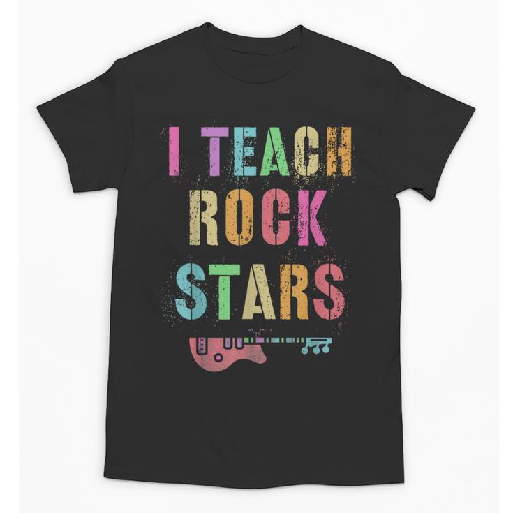I TEACH ROCKSTARS Band Vibes Teacher Rocks My Music Teaching Unisex T-Shirt