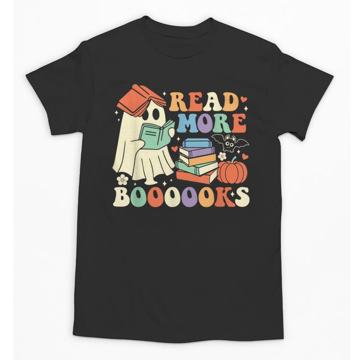 Teacher Halloween Cute Booooks Ghost Read More Books Unisex T-Shirt