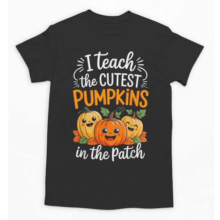Teacher Halloween Pre-K Teacher Kindergarten Cutest Pumpkins Unisex T-Shirt