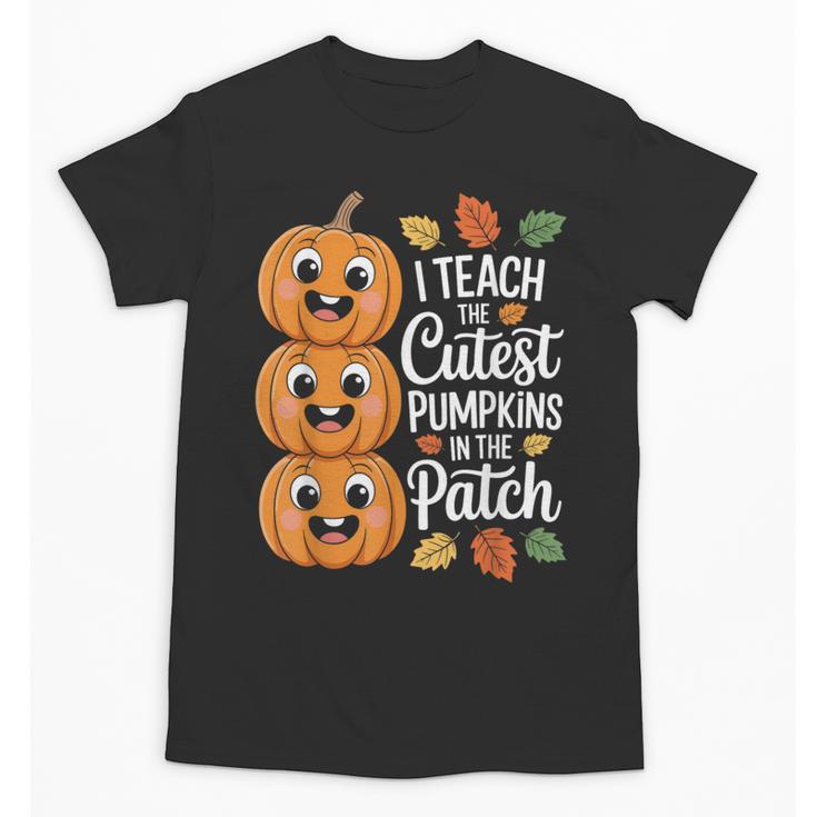 Teacher Halloween Tshirts I Teach The Cutest Pumpkins Unisex T-Shirt