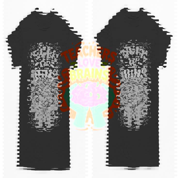 Teacher Teachers Love Brains Halloween Men Women Unisex T-Shirt, trending gift