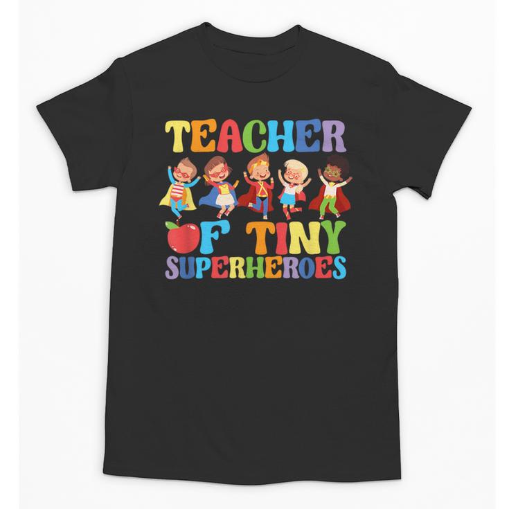 Teacher Of Tiny Superheroes Teach 100th Day Of School Unisex T-Shirt