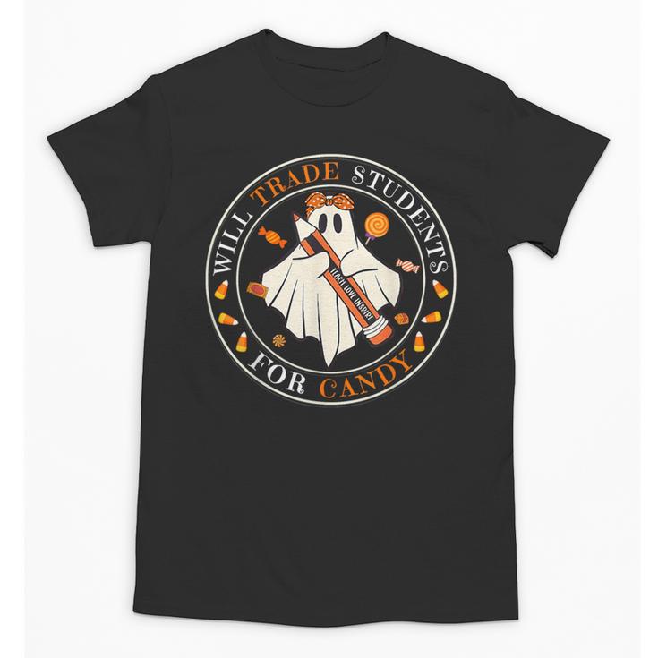 Teacher Will Trade Students For Candy Easy Halloween Costume Unisex T-Shirt