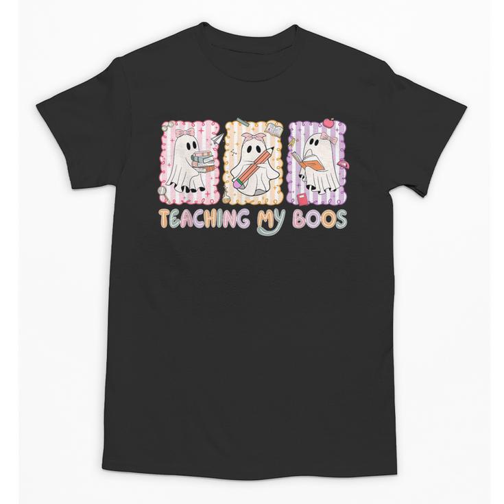 Teaching Is My Boos Teacher Ghost Halloween Women Girls Unisex T-Shirt