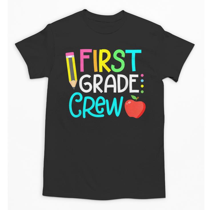 Team 1st Grade Crew Back To School 1st Grade Teacher Kids Unisex T-Shirt