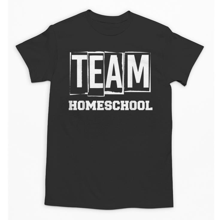 Team Homeschool Homeschooler Homeschooling Teacher Mom Kids Unisex T-Shirt