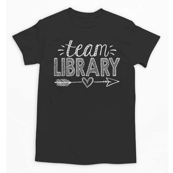 Team Library Tee Teacher Student Back To School Unisex T-Shirt