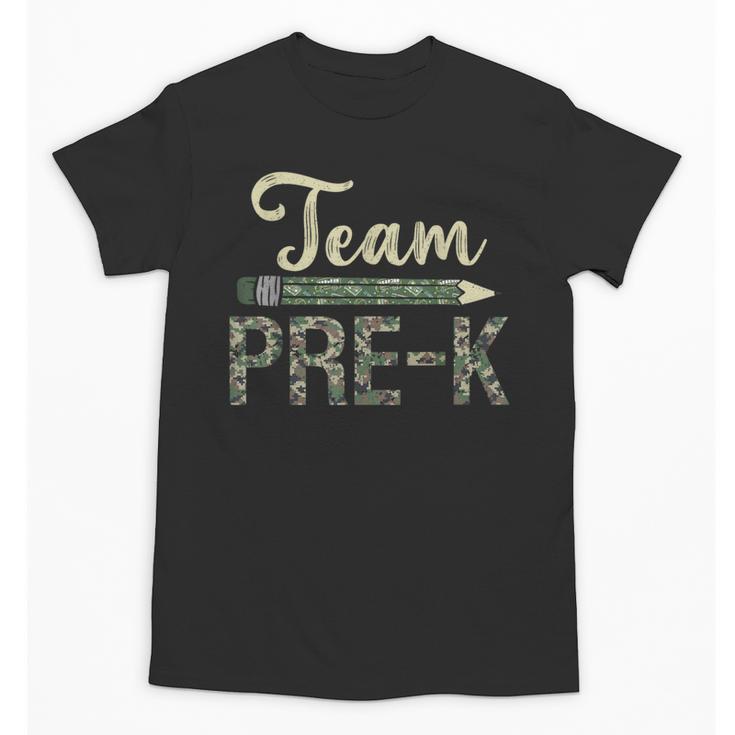 Team Pre-K Camo Pre-K Teacher Camouflage Unisex T-Shirt