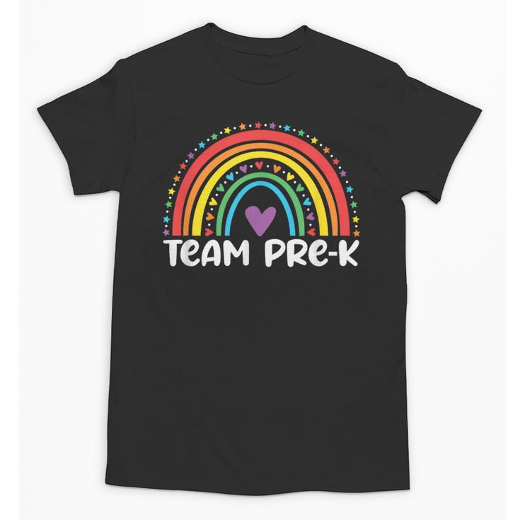 Team Pre-K Teacher Crew Squad Hello Back School Graduation Unisex T-Shirt