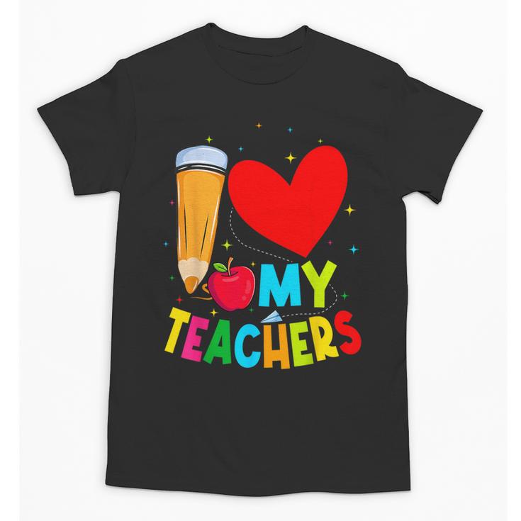 Teens Graduation I Heart My Teachers I Love My Teachers Unisex T-Shirt