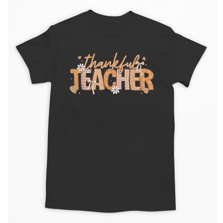 Thankful Teacher Autumn Fall Teacher Thanksgiving Youth Unisex T-Shirt, trending gift Thankful Teacher Autumn Fall Teacher Thanksgiving Youth Unisex T-Shirt, trending gift