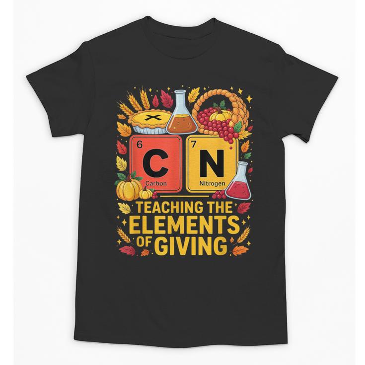 Thanksgiving 67 Meme Science Teacher Periodic Table Women Unisex T-Shirt