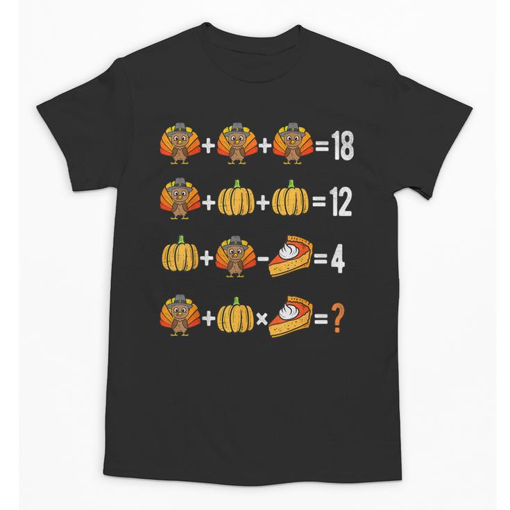 Thanksgiving Order Of Operations Thanksgiving Math Teacher Unisex T-Shirt