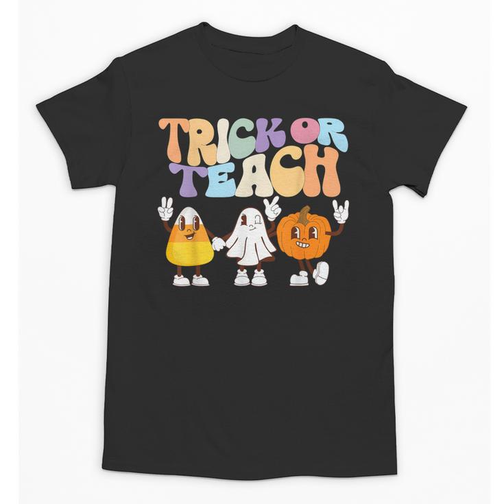 Trick Or Teach Cute Halloween Teacher Unisex T-Shirt