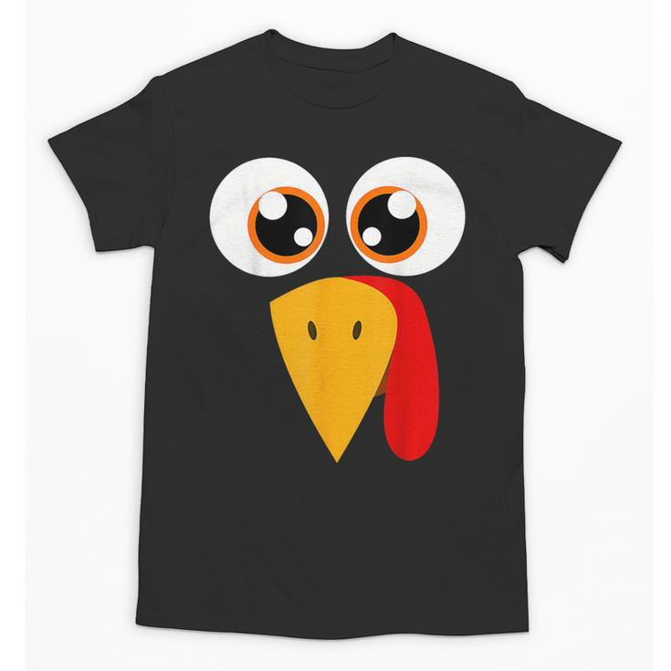 Turkey Face Halloween Costume Thanksgiving Teacher Nurse Unisex T-Shirt
