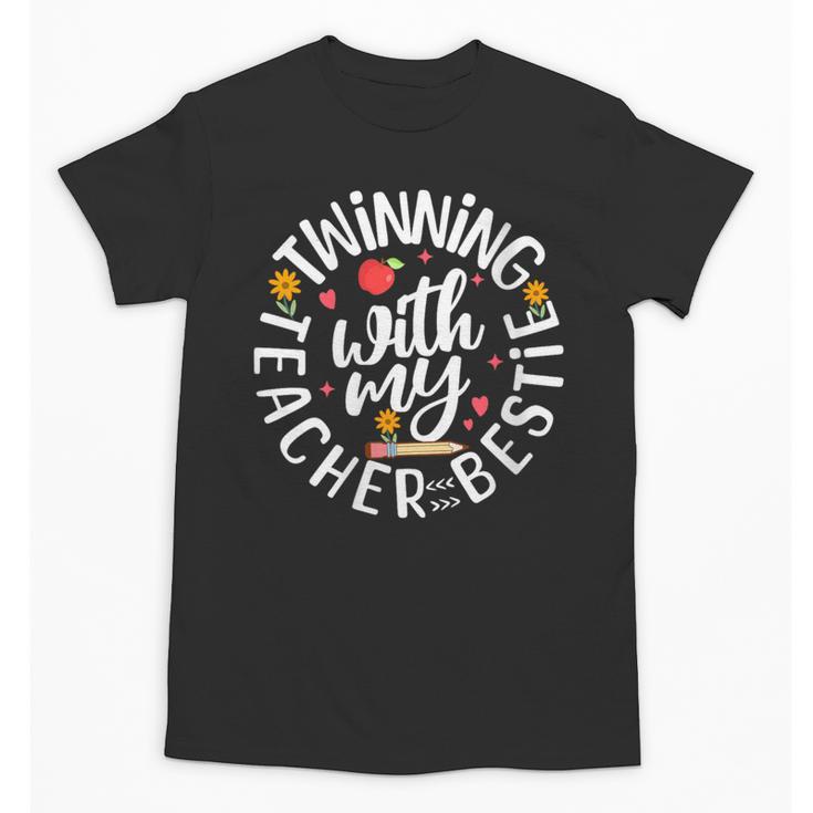 Twin Day For Spirit Week Teacher Bestie Matching Unisex T-Shirt
