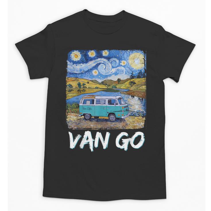 Van Go Retro Vanlife Art Teacher Unisex T-Shirt