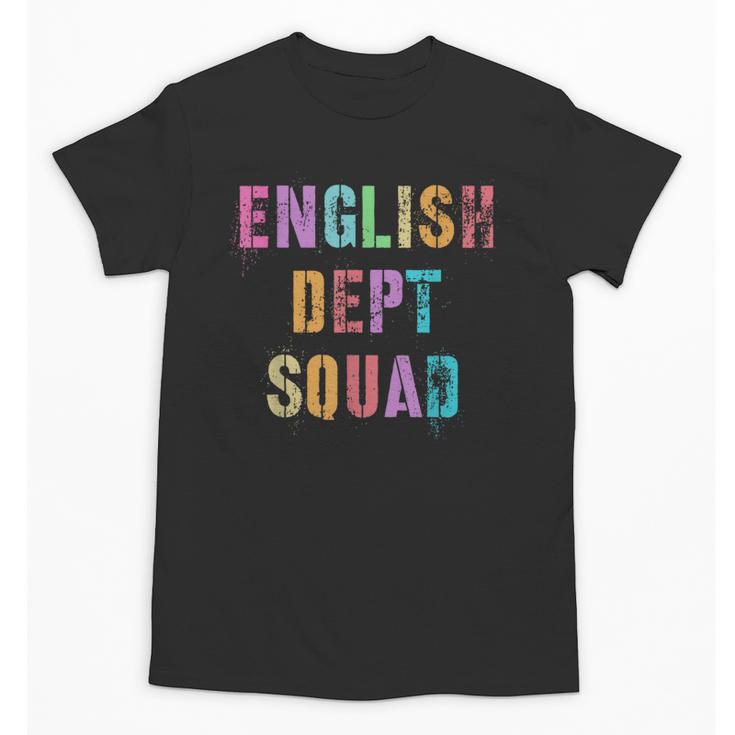 Vintage ENGLISH DEPT SQUAD Back To School Teacher Student Unisex T-Shirt