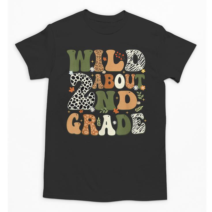 Wild About 2nd Grade Teacher Student First Day Of School Unisex T-Shirt, 2nd Grade Teacher Gifts, First Grade Teacher Gifts, trending gift
