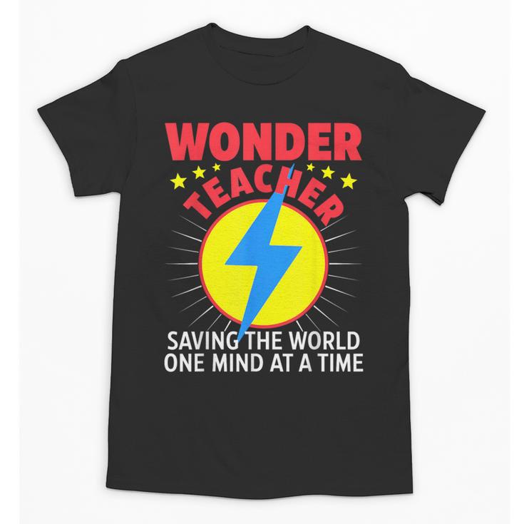 Wonder Teacher Costume Shirt Teacher Halloween Costume Men Women Unisex T-Shirt
