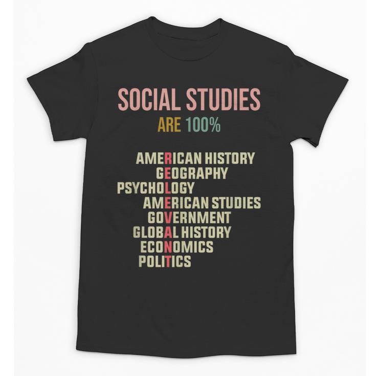 World History Classroom Social Studies History Teacher Unisex T-Shirt