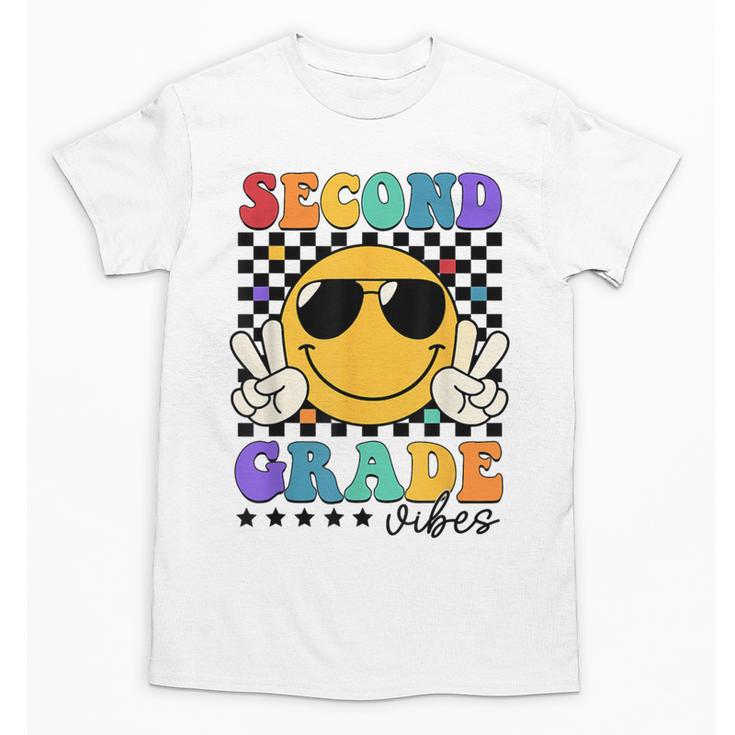 2nd Grade Teacher Shirts First Day Second Grade Shirt Girls Unisex T-Shirt
