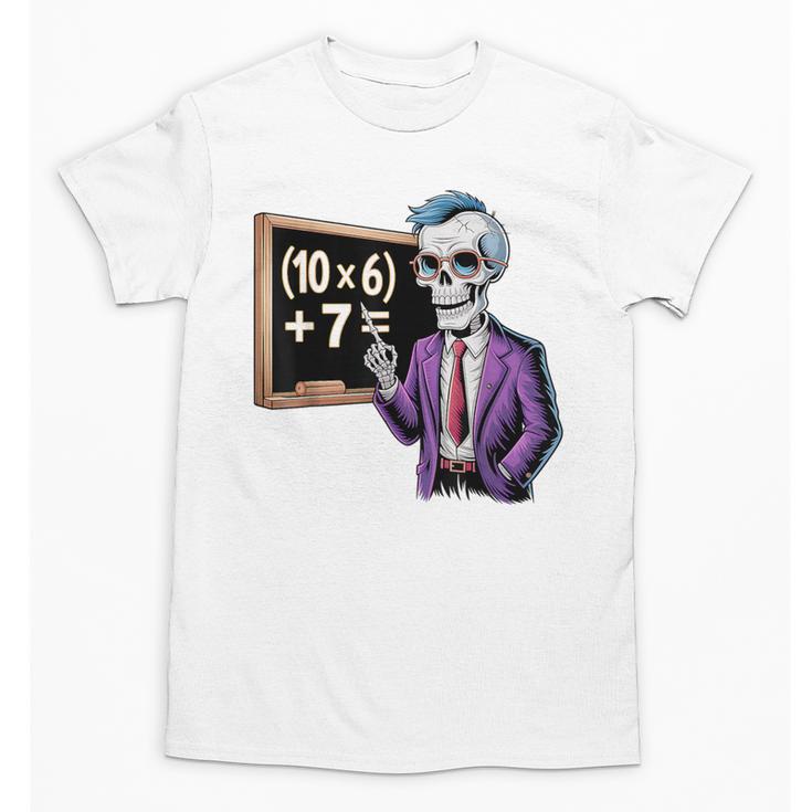 67 Math Teacher Meme Brainrot Six Seven Halloween Equation Unisex T-Shirt
