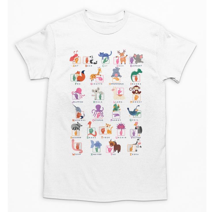 American Sign Language For Teachers ASL Alphabet Unisex T-Shirt
