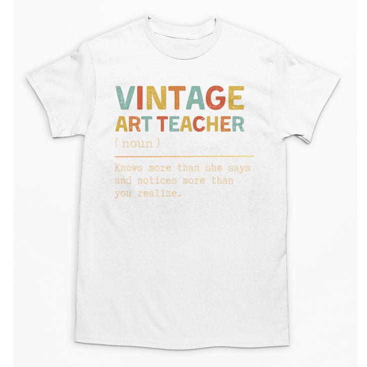 Art Teacher Definition Back To School First Day Unisex T-Shirt