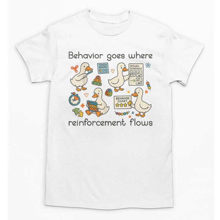 Behavior Analyst Silly Goose RBT ABA Therapy Sped Teacher Unisex T-Shirt