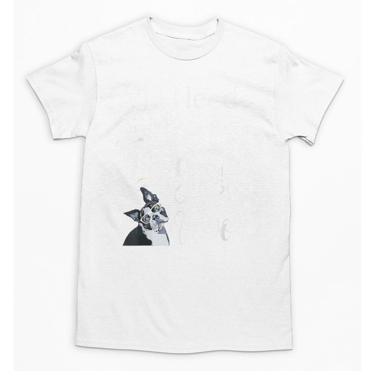 Boston Terrier Reading Books Love My Dog Men Women Kids T-Shirt Unisex T-Shirt