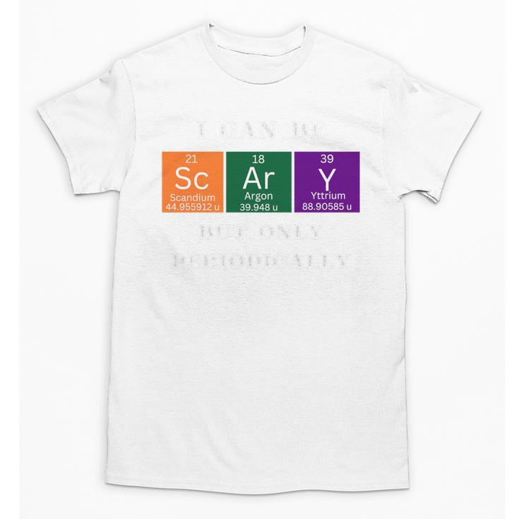 Chemisty Science Teacher Periodic Table Halloween Unisex T-Shirt