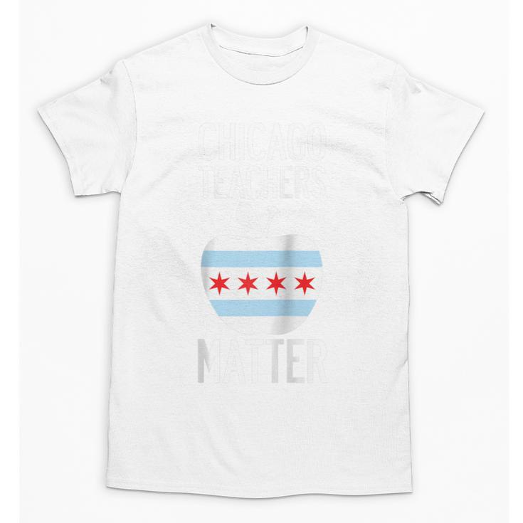 Chicago Teachers Matter Support Union Education Red For Ed Raglan Baseball Tee Unisex T-Shirt