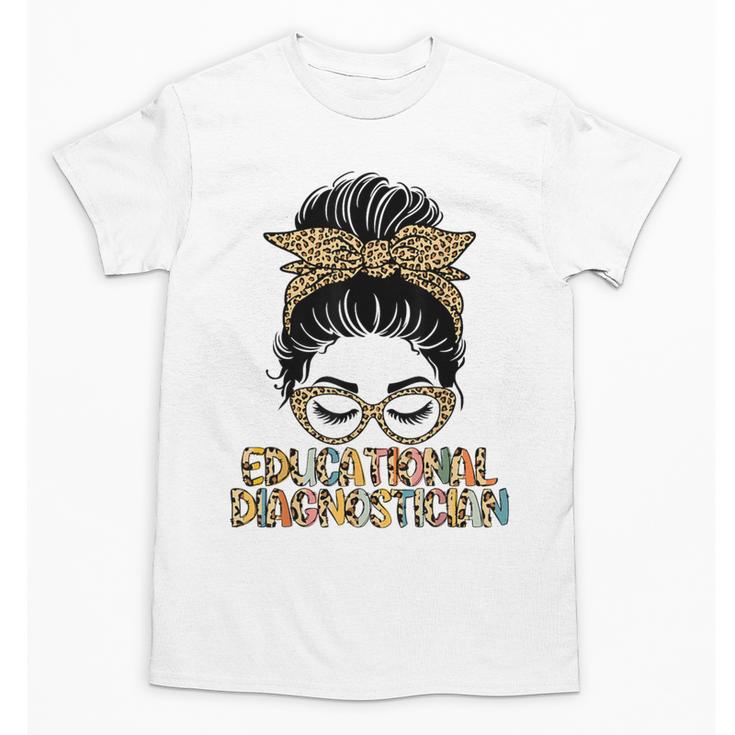 Cute Educational Diagnostician Teacher Appreciation Week Men Women Unisex T-Shirt