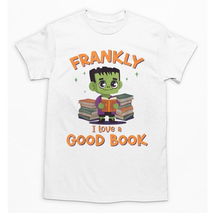 Cute Halloween Teacher Librarian Frankenstein Reading Books Unisex T-Shirt
