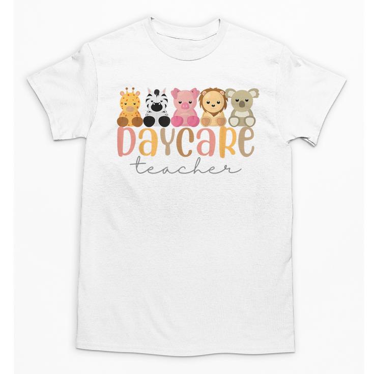 Daycare Teacher Animals Daycare Provider Back To School Unisex T-Shirt