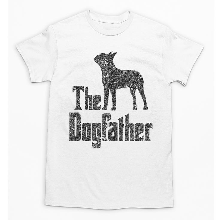 The Dogfather Boston Terrier Dog Funny Dog Gift T-Shirt For Men Women Girls Kids Unisex T-Shirt